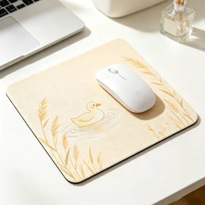 Gloss Finish Wholesale Mousepad Smooth Custom PVC Mousepad Computer Pad for Record Room