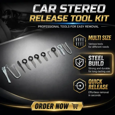20pcs Vehicle Stereo Removal Tool Universal Radio Removal Tool Kit for Most Car and Truck