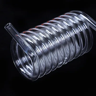 Factory Custom Quartz Glass Spiral Tubes of Various Sizes