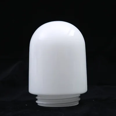 Replacement Glass Lamp Shades Retro Glass Lampshade U Shape Glass U Dome Shape Lighting shade with Thread Fitting