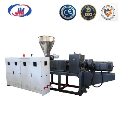 PLC Control UPVC Pipe Making Machine Twin Screw Energy Saving Vacuum Tank Haul-off Cutter CE 50-315mm