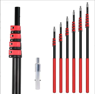The Popular Telescopic 100% Carbon Fiber Telescopic Pole with Customizable Length and a Long-handled Handheld Design