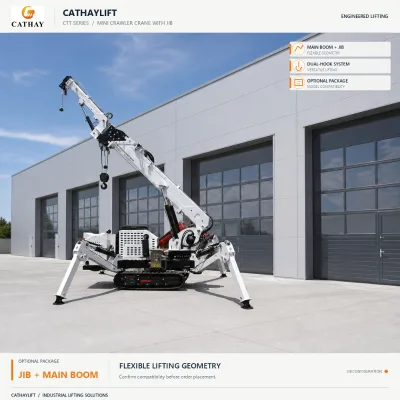 Tower Crane Wind Speed Sensor Flatbed 2-15 Ton Lifting Capacity 5-30m Lifting Height 5-20m Span Robin Engine 2-Year Warranty