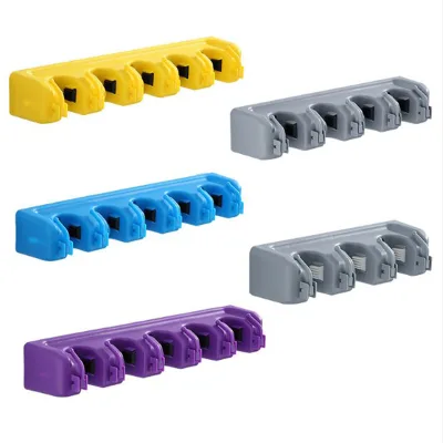 Wall Mount Mop Broom Holder Household Storage Mop Broom Holder Tool Brush Broom Organizer Storage Holders