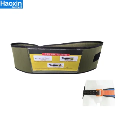 Factory Supply First Aid Fracture Immobilization Adjustable Metal Manual CE Certified Lightweight Pelvic Sling Binder Splint for