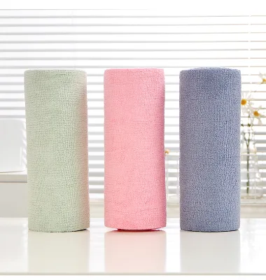 100% Natural Kitchen Cleaning Fabric Cloth Hand-shred Cleaning Towel Roll