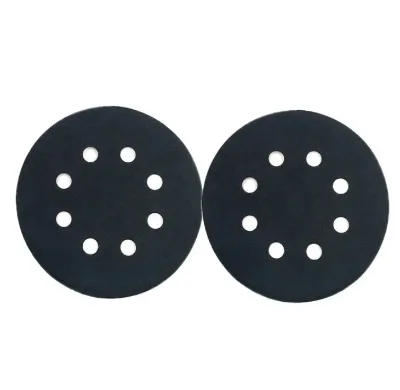 6 Inch Velcro Round Black Sanding Disc Silicon Carbide with Hook and Loop Sand Paper Sanding Pad Fiber Disc for Marble Wood