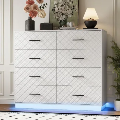 Modern Diamond Line Design, Storage Cabinet for Bedroom Cloakroom Nursery