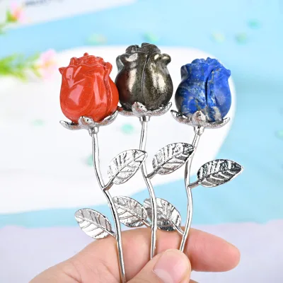For Valentine's Day Wedding Anniversary Other Special Occasions Premium Crafted Crystal Rose Home Creative Crystal Ornaments