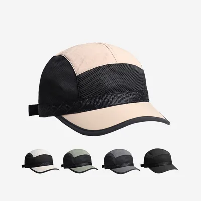 2025 New Fashion Unstructured 5-Panel Hat Lightweight Waterproof Polyester Breathable for Outdoor Sports-Travel Cycling
