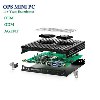 OPS Embedded System Dual Channel DDR4 Memory 4K 60Hz Support Win10 Win11 for Smart Classroom Solution OPS PC Wholesales