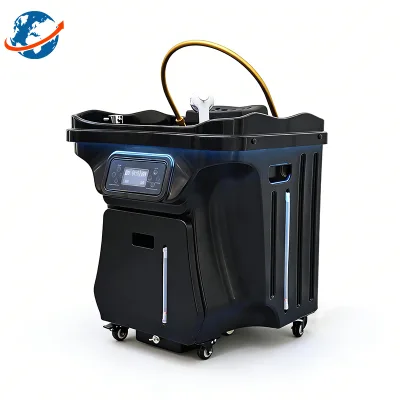 High End Cheap Price Plastic Portable Mobile Modern Design Black Washing Basin for Beauty Salon Shampoo Barber Shop