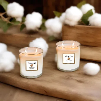 HOT SALE 9.9oz Non Toxic Fragrance Candle, Soy Wax Scented Candle Holder,Aromatherapy Candle for Family Best Gifts