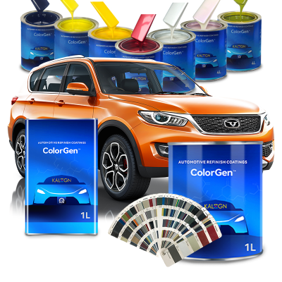 Pintura Automotriz Auto Clear Coat Paint Soild Blue Auto Body Refinish Paint