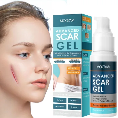 Potent Advanced Scar Gel Repair Reduce Pimples Stretch Marks Acne Scar Gel Cream Tummy Tuck Tightening Skin Care Soothing Gel J1