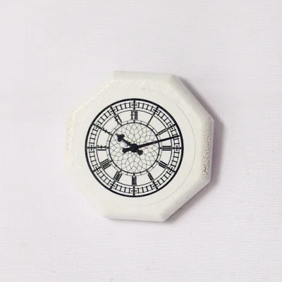 1:12Dollhouse Mini Miniature Wall Clock Accessories for Living Room Decoration Household Supplies