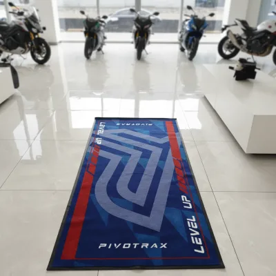 Eco-friendly Dirt Collection Promotional Motorcycle Display Pit Mats