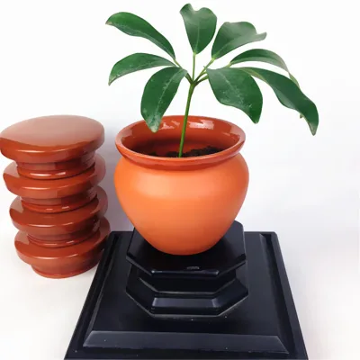 3 Inches Small Terracotta Pots with Saucer, 12 Pack 3" Clay Pots and Saucers