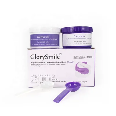CE Certified Profession Clinical Home Use Catalyst Customize Size Mouth Tray Dental Impression Materials Putty