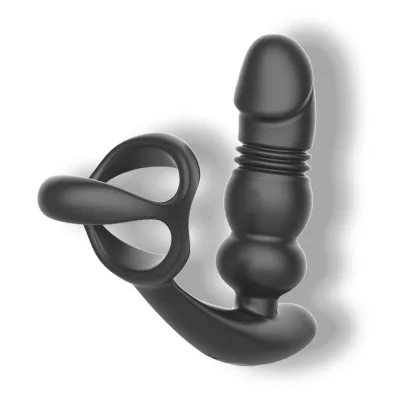 China Supply Telescopic Vibrating Anal Plug APP Controlled Masturbator for Men and Women