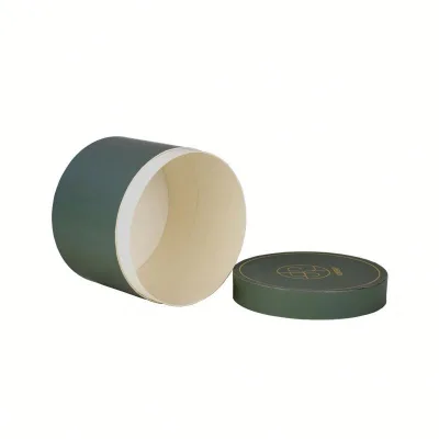 Custom Handmade Eco-Friendly Recyclable Disposable Biodegradable Cylinder Paper Cone Gift Boxes Logo Cosmetic Packaging