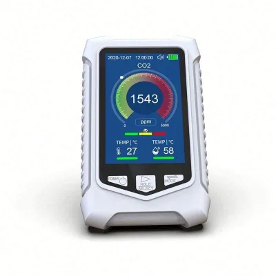 Industrial CO2 PM2.5 Sensor Air Quality Monitor Detector Purifier with Ozone Generator TVOC Bacteria Sensor Air Testambient