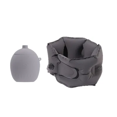 Inflatable Head and Neck Support Pillow for Camping Portable Small U-shaped Pain Relief  for Car Rides and Sleeping