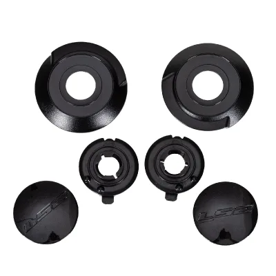 For OF562 Accessories Open Face Half Helmet Base Cover with Lens Fixing Ring ABS Material Free Size XL Cycling