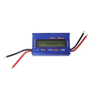 Digital Wattmeter Watt Meter Power Meter DC 60V 100A Balance Voltage Battery Checker