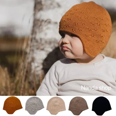 Hoasybaby 100% Wool Unisex Children's Outdoor Jacquard Pullover Round Double-Sided Fabric