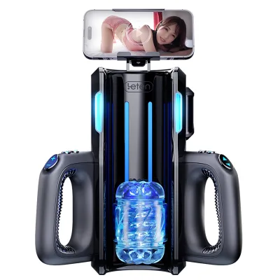 Electric Male Masturbator with Automatic Sucking Function 700 Times Telescopic Feature Crazy 700 Times Masturbation