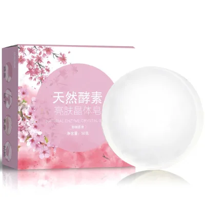 Natural Enzyme & Vitamin E Brightening Yoni Soap with Whitening pH Balanced Formula Brightening Intimate Area Care Crystal Soap