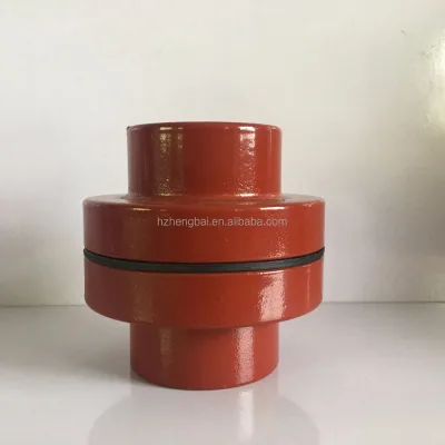 Good Price OEM NM Flexible Couplings Drum Type Motor Rubber Pump Steel Flange Nylon Sleeve Crown Gear Shaft Coupling Hengbai