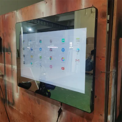 Customize Android System Touch Screen Vanity with Tv Screen Mirror Smart Magic Beauty Mirror