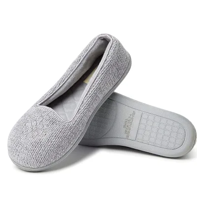 Women Ballerina Style House slippers comfort Light Weight Indoor Shoes for Lady