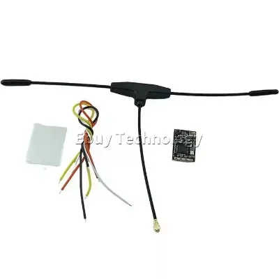 ELRS 750MHz 500MHz Receiver With T Type Antenna MCU ESP8285 50mW Telemetry Power for RC Racing