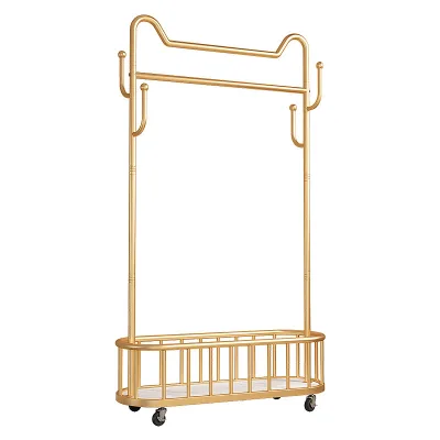 Simple European and American Indoor Floor Standing Coat Rack