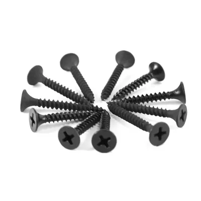 Black Phosphating Tornillos Countersunk Head Self Tapping Drywall Screw
