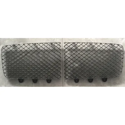 FRONT BUMPER GRILLE MESHS GLOSS BLACK CHROME for BENTLEY BENTLEY CONTINENTAL GT 2020