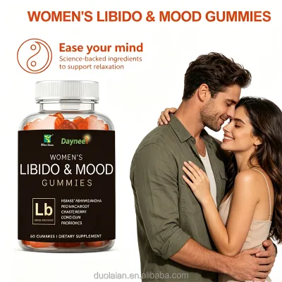 Women's Libido Mood Gummies Hormone Herbal Nature Women and Man love Wellness Supplements