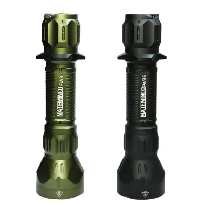 Mateminco FW3 LEP Tactical LED Flashlight 1550lm 21700 Battery 1356m Long Range Waterproof Aluminum Alloy 5W