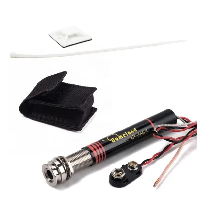 GMB614 Piezo Pickup Endpin Jack Base Kit Acoustic Guitar Pick Ups