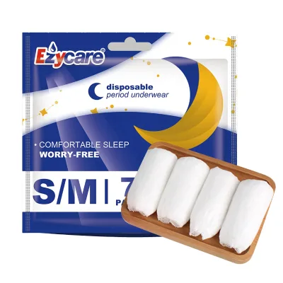 Wholesale Comfortable Breathable Disposable Cotton Underwear Women Wingless Design Night Use Personal Safety Customized Packing