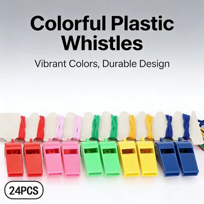 Plastic Sports Whistle Loud Sound Referee Whistle For Football Basketball Training Game