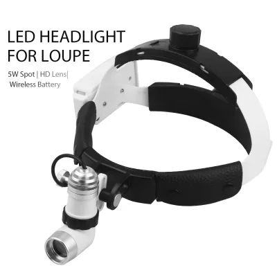 5W Dental LED Head Light Lamp With Adjustable Brightness Points Medical Headlight