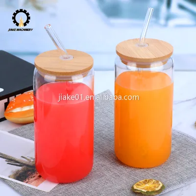 Cute Silicone-Enhanced Glass Tumbler with Straw Practical Plastic and Glass Straws for Easy Sipping