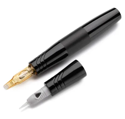 Dual Use Tattoo Machine Body Eyebrow Permanent Makeup Rotary Tattoo Pen with Dual Needles Interface