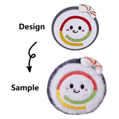 Soft Stuffed Animal Zipper Wallet Cute Animal Coin Bag Wholesale Plush OEM Custom Coin Purses