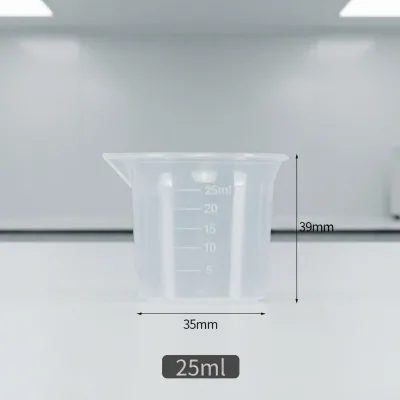 Heavy Gauge Polycarbonate Plastic Beaker Transparent Impact Resistant for Machinery Oil Catch