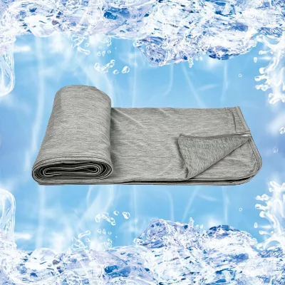 Hot Sleepers Lightweight Breathable Summer Cold Cooling Blanket for Couch Blanket Manufacturer